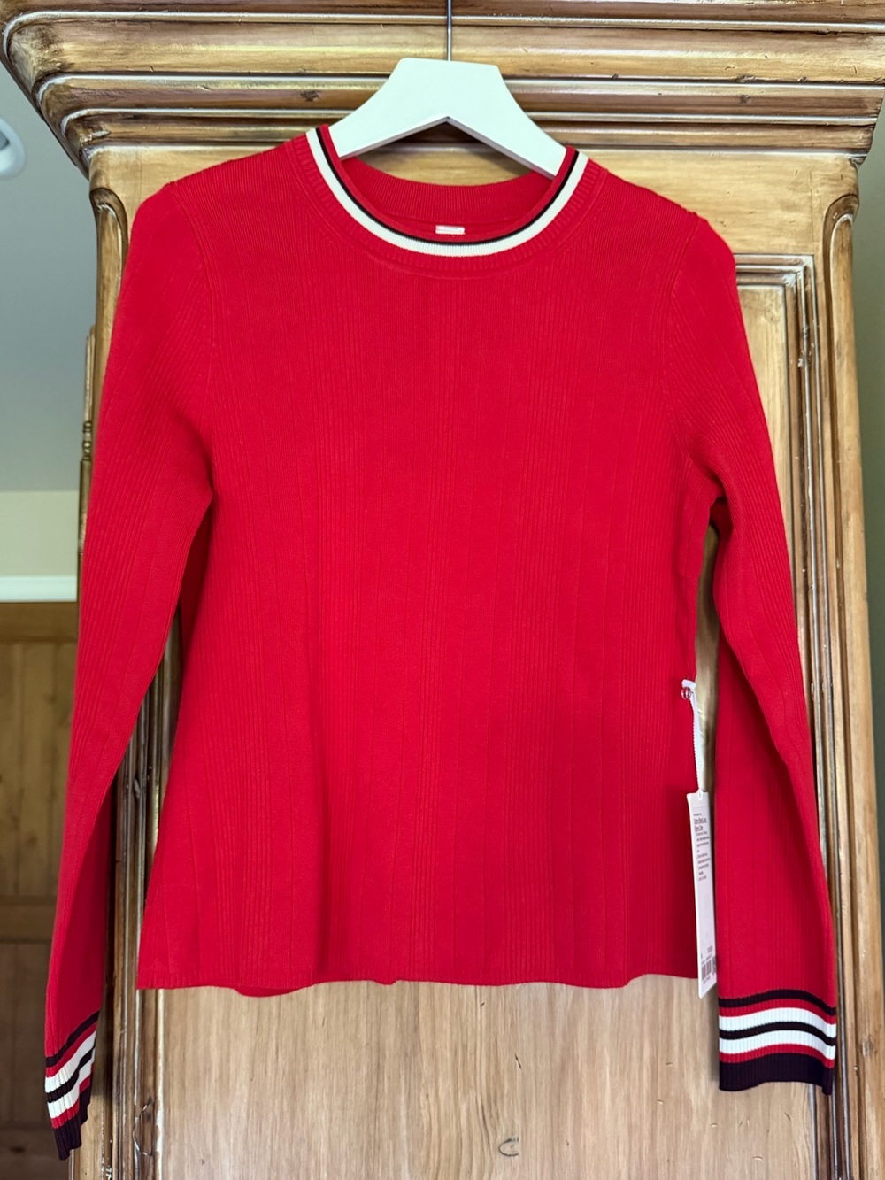 NWT Lululemon Cotton Blend Long Sleeve Crew size M